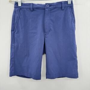 Vineyard Vines Boys Performance Shorts Sz 14 Blue Golf Preppy Stretch Adjustable